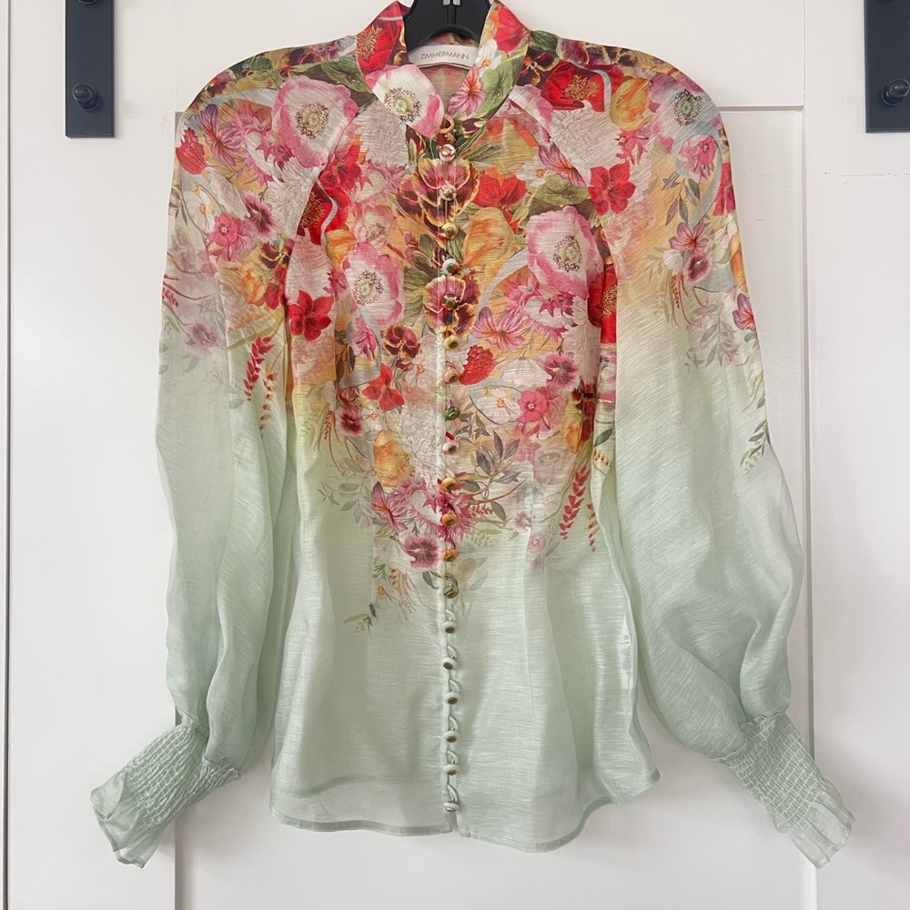 ✨ZIMMERMAN SILK•LINEN TOP✨